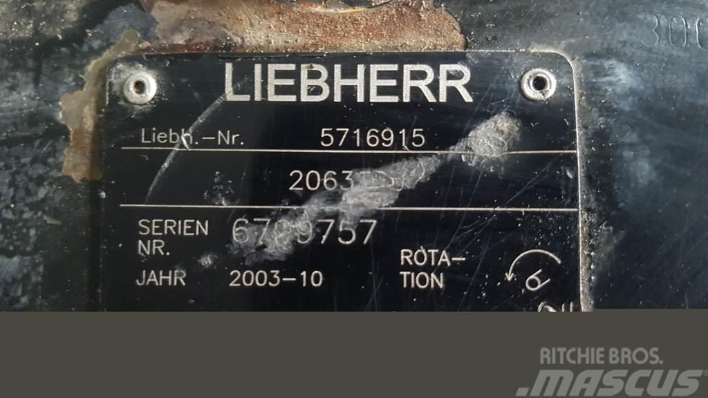 Liebherr 5716915 - L574/L580 - Drive pump/Fahrpumpe/Rijpomp Hidrolik