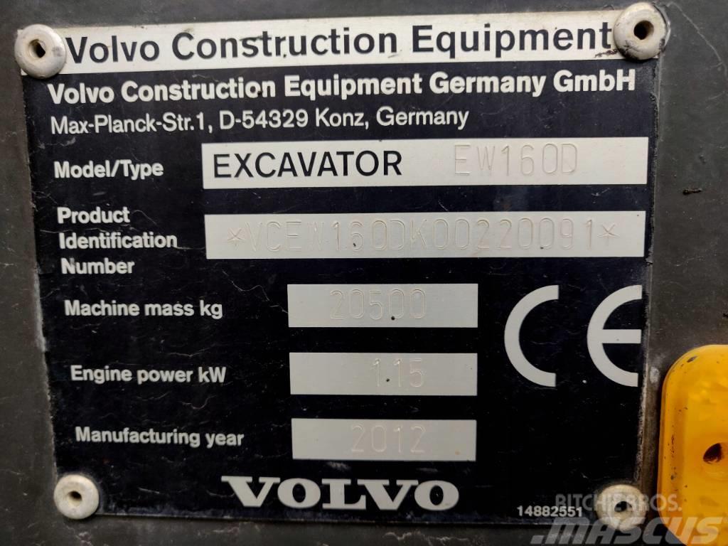 Volvo EW 160 D Lastik tekerli ekskavatörler