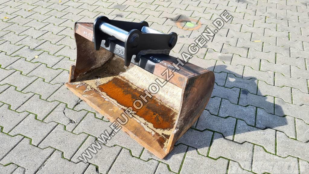  Grabenräumlöffel 800 mm passend für MS03 SYMLOCK Kovalar
