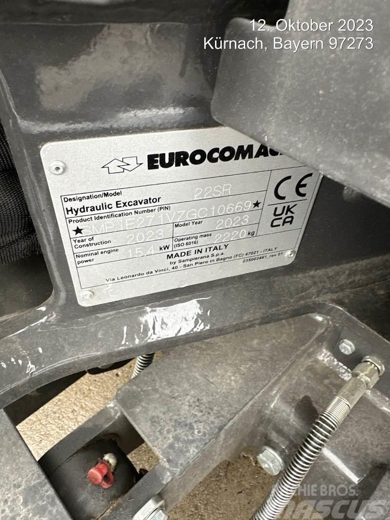 Eurocomach 22SR Mini ekskavatörler, 7 tona dek