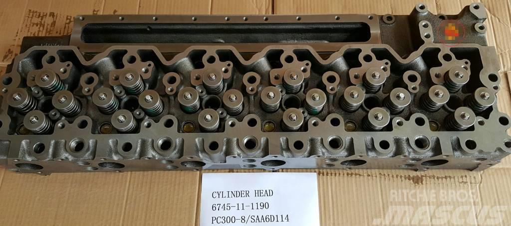 Komatsu 6745-11-1120   cylinder head assy Motorlar