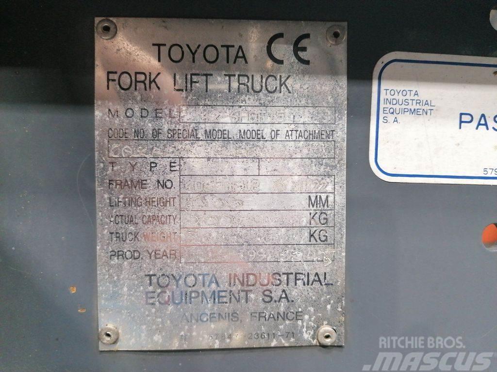 Toyota 42-6FGF15 LPG'li forkliftler