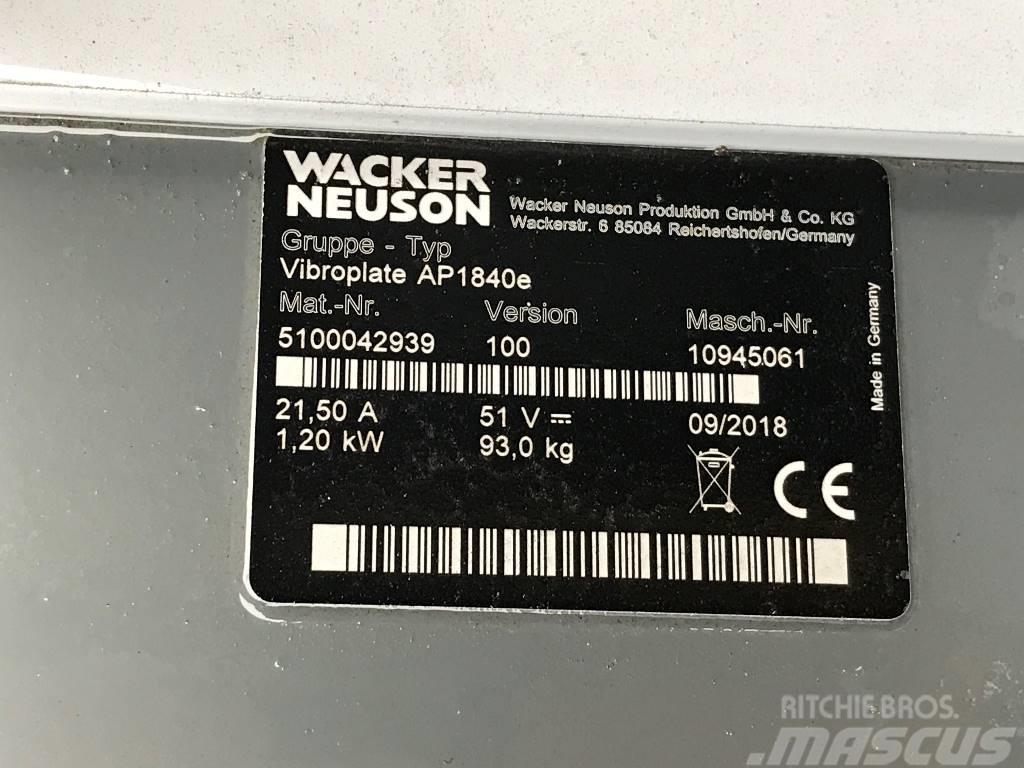 Wacker Neuson AP1840e Kompaktörler
