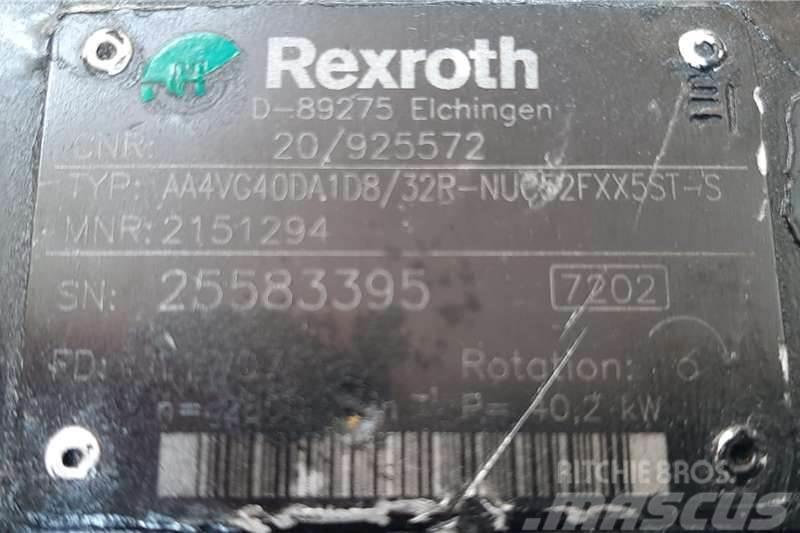Bosch Rexroth Variable Displacement Piston Pump Diger kamyonlar