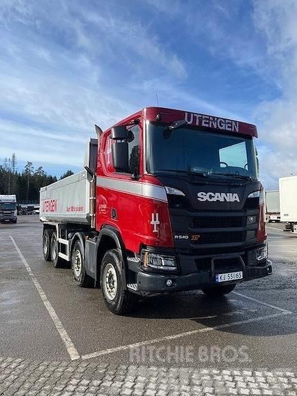 Scania R540 XT B8x4HA med Maur Dumperpåbygg , selges for  Damperli kamyonlar