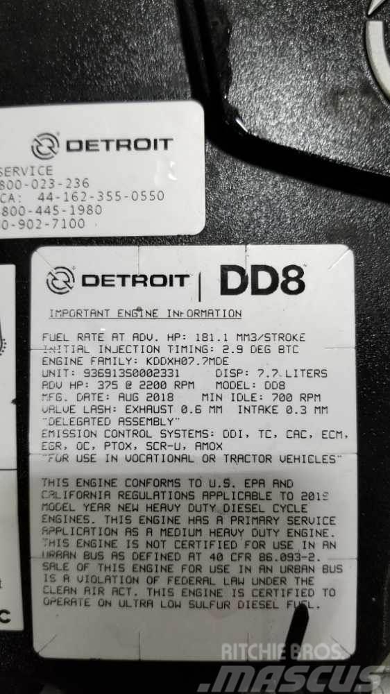 Detroit Diesel DD8 Motorlar