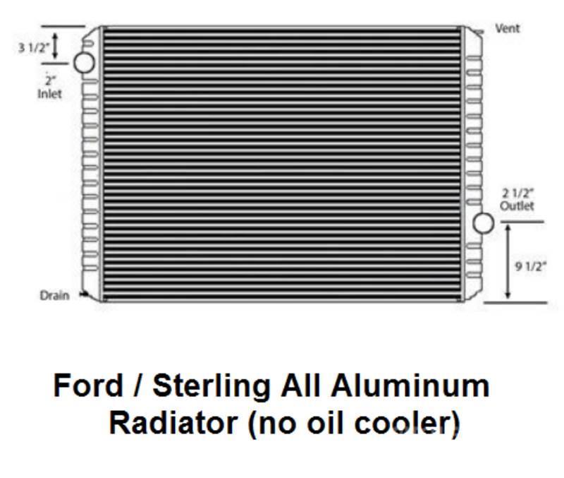 Ford L9500 Radyatörler