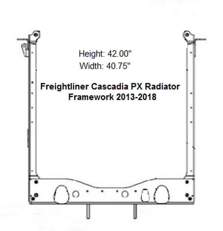 Freightliner Cascadia Radyatörler