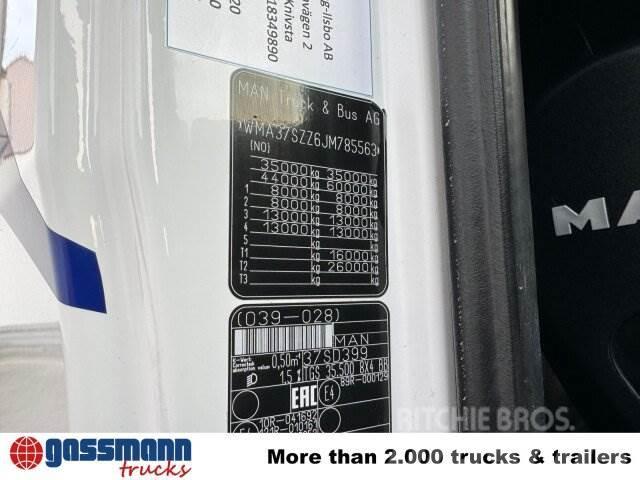 MAN TGS 35.500 8X4 BB, Intarder Hook lift trucks