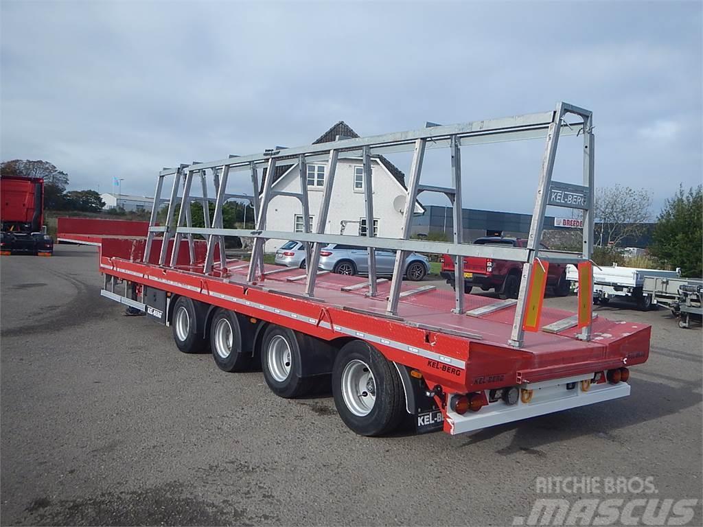 Kel-Berg Nedbygget trailer med reoler + udtræk Diger yari çekiciler