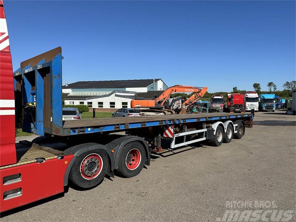  L A G Udtræks trailer + 7,40m udtræk Low loader yari çekiciler