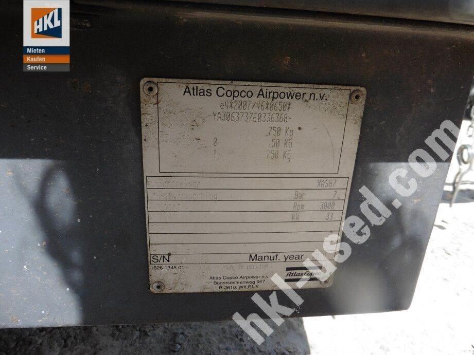 Atlas Copco XAS 87 Kompresörler