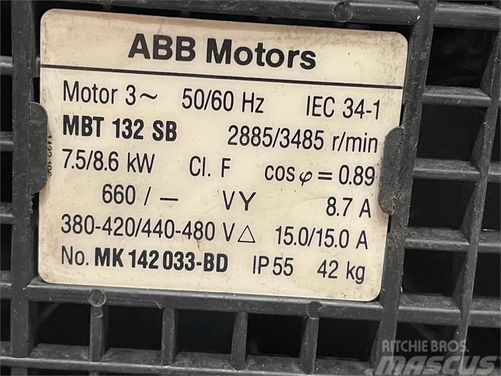  7,5/8,6 kw ABB MBT 132 SB E-motor Motorlar