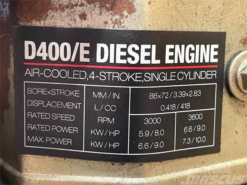  Diesel engine D400/E - 1 cyl. Motorlar