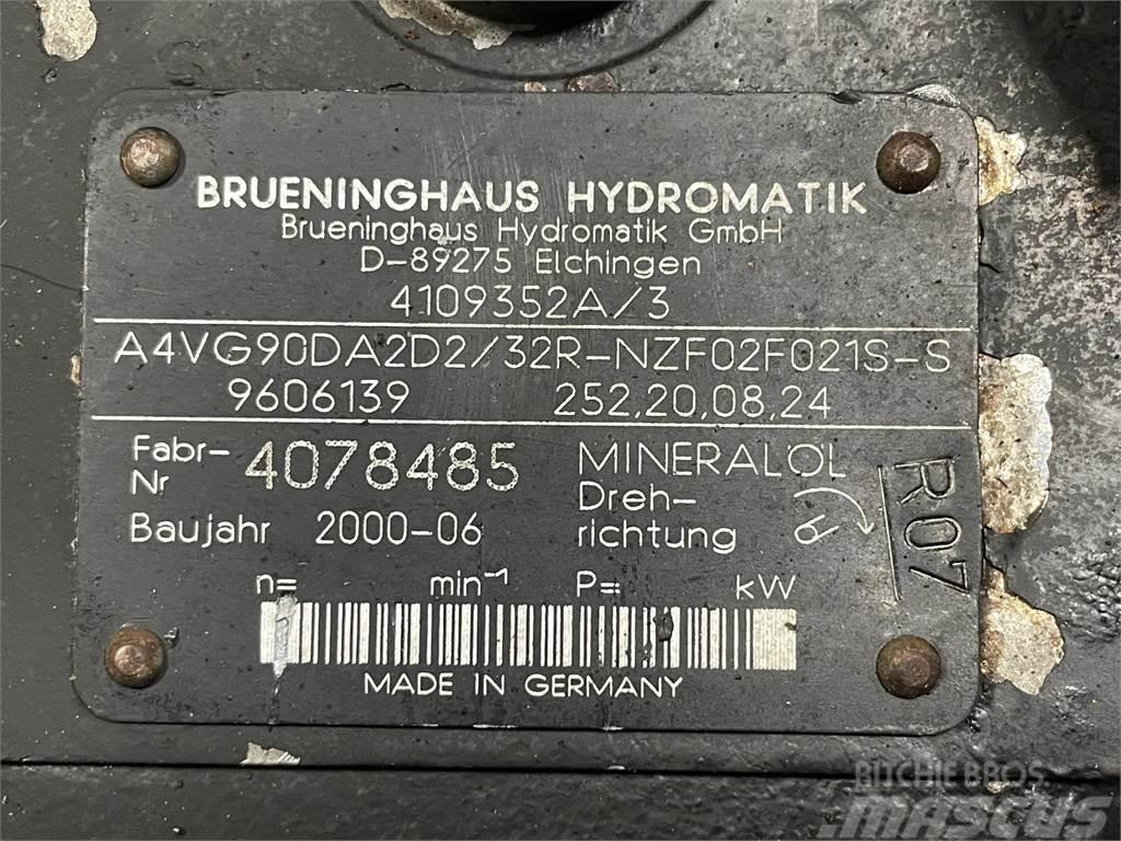  Hydrostat Brueninghaus Hydromatik A4VG90DA2D2/32R- Hidrolik