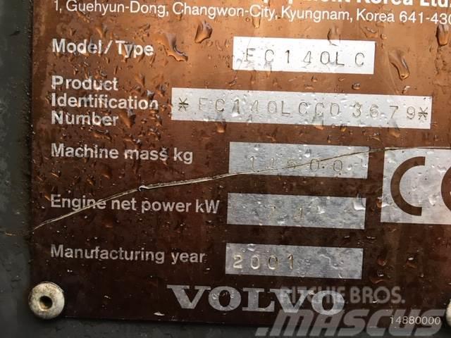 Volvo EC140LC Paletli ekskavatörler