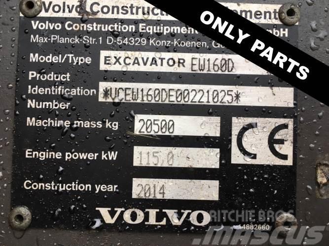 Volvo EW160D til ophug Paletli ekskavatörler