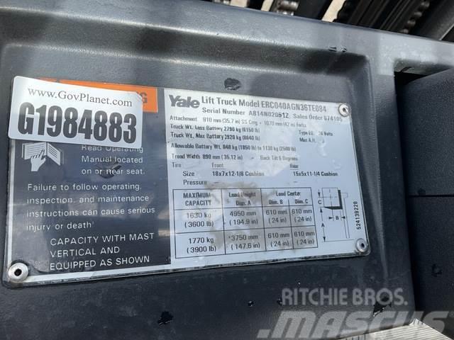 Yale ERC040AGN36TE084 Elektrikli forkliftler