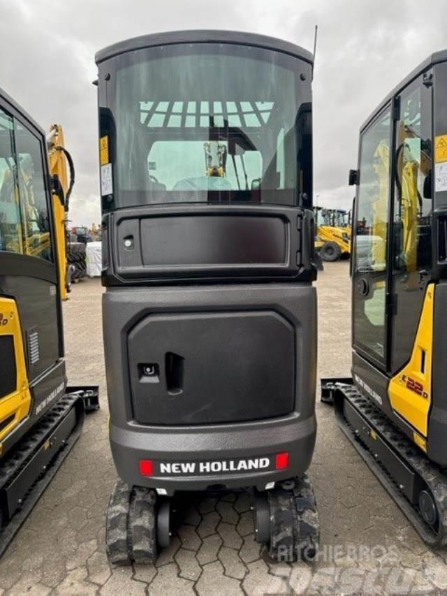 New Holland E22D CAB AG Mini ekskavatörler, 7 tona dek