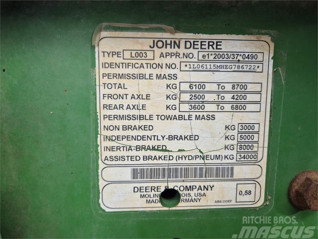 John Deere 6115M Traktörler