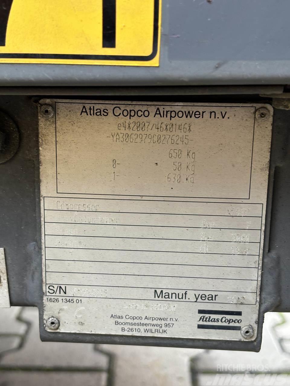 Atlas Copco XAS 47 Kompresörler