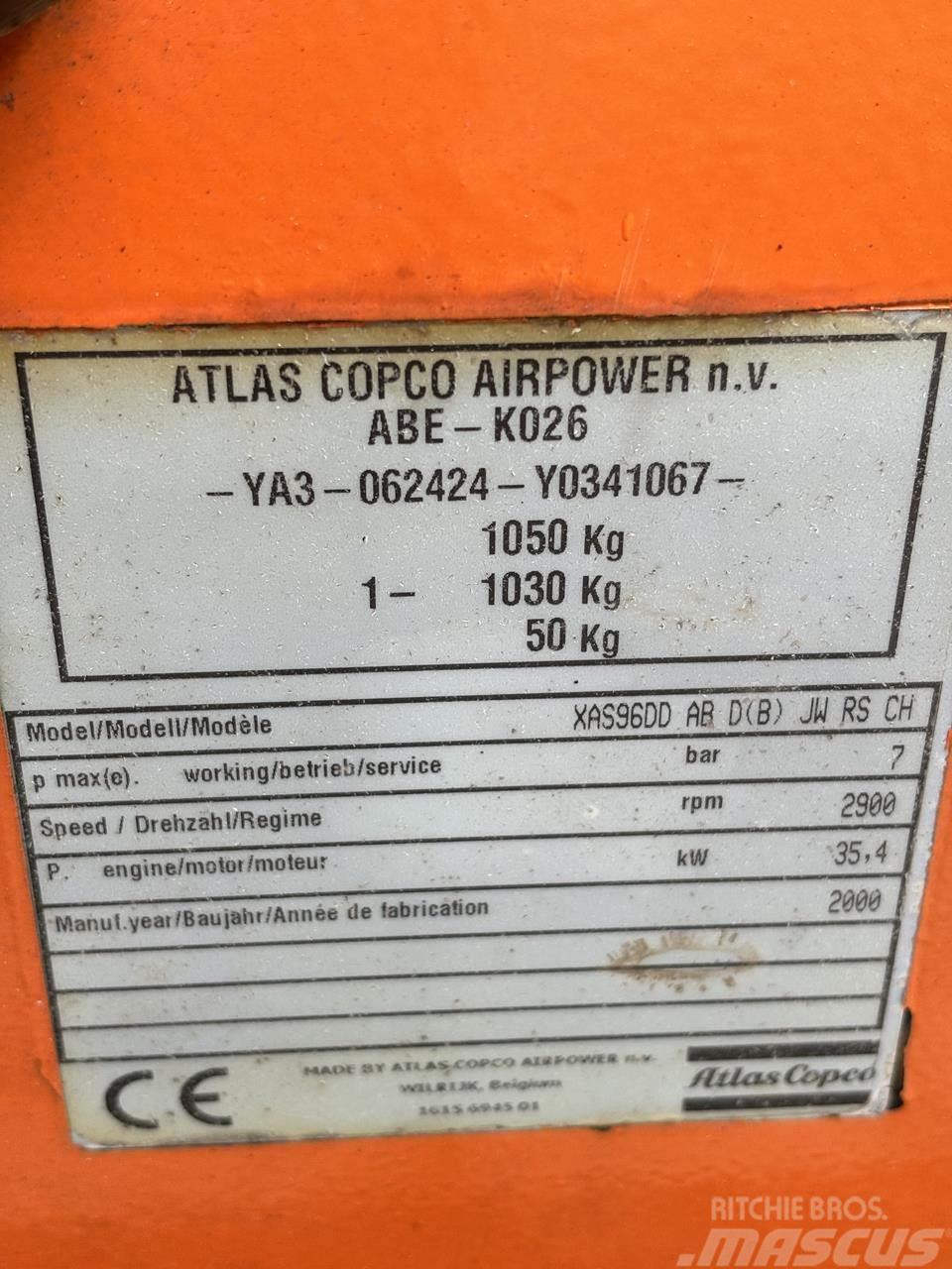 Atlas Copco XAS 97 DD Kompresörler