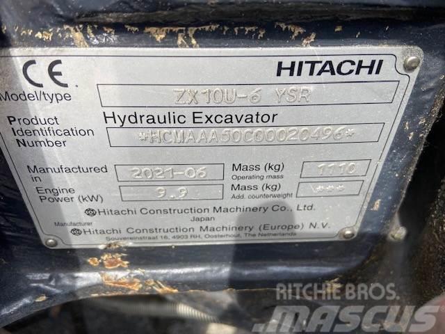 Hitachi ZX10U-6 Minigraafmachine Diger tarim makinalari