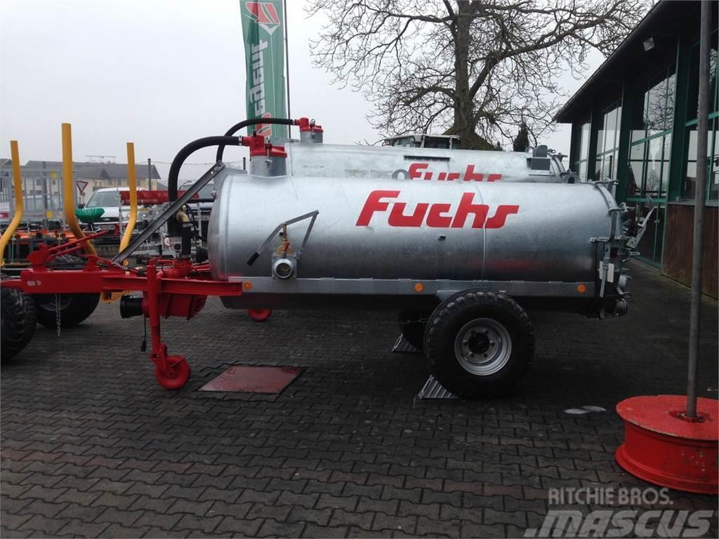 Fuchs Vakuumfass VK 3 mit 3000 Liter Sivi gübre ve ilaç tankerleri