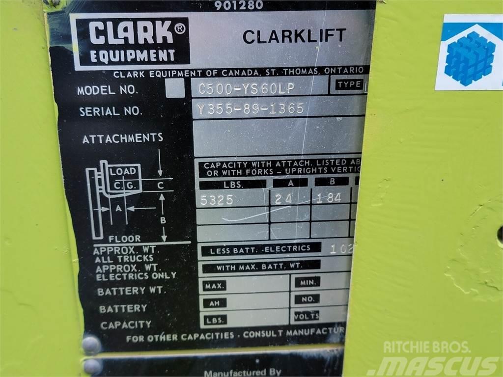 Clark C500-YS60LP LPG'li forkliftler