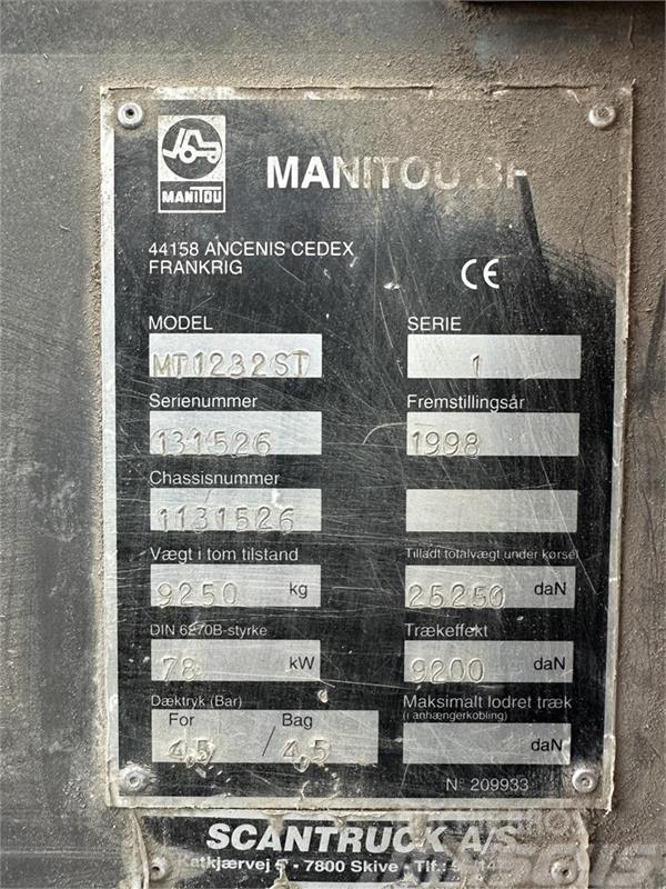 Manitou MT 1232 ST Teleskopik yükleyiciler