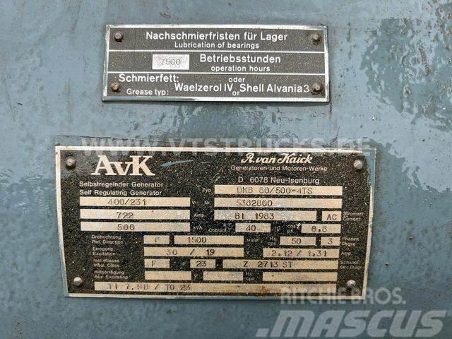 AVK DKB 80/500-4TS Stromgenerator 400V 500 kVA Diger parçalar
