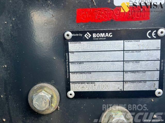 Bomag BW216-D40 Walzenzug/17t/3570h/TOP Tek tamburlu silindirler