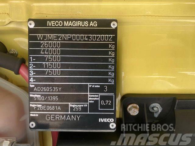 Iveco STRALIS 350 with sides 6x2, crane,EURO 3 vin 002 Flatbed kamyonlar