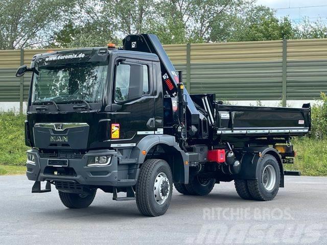 MAN TGM 18.320 4x4 Euro6e Hiab X Hiduo 228-4 Damperli kamyonlar