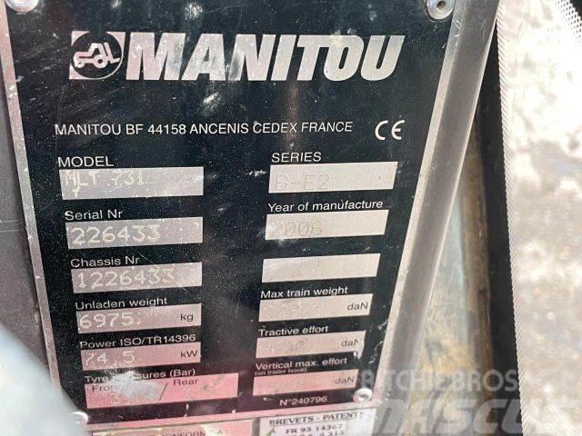 Manitou MTL731 frontloader 4x4 VIN 433 Ön yükleyici ve kazicilar