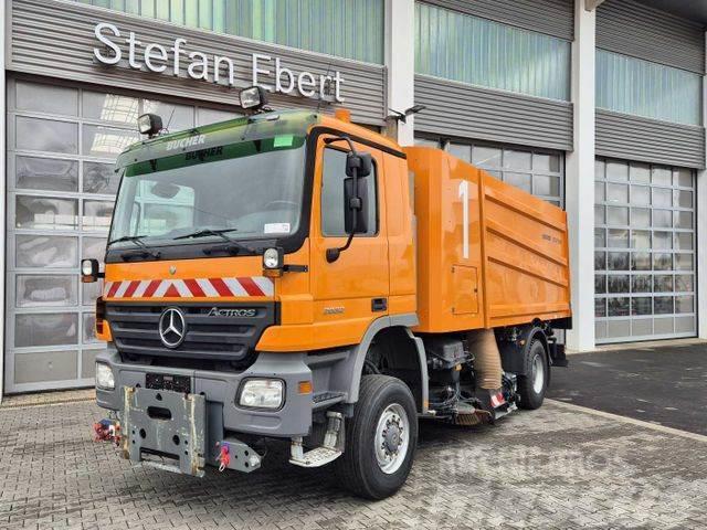 Mercedes-Benz Actros 2032 A 4x4 Bucher STKF 9500 Airport 6 St. Süpürme kamyonları