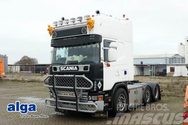 Scania R 164 6x2, V8, Hydraulik, ADR, Klima,Lampenbügel Çekiciler