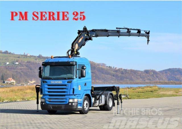 Scania R420 * Sattelzugmaschine + PM SERIE 25/FUNK *TOP Araç üzeri vinçler
