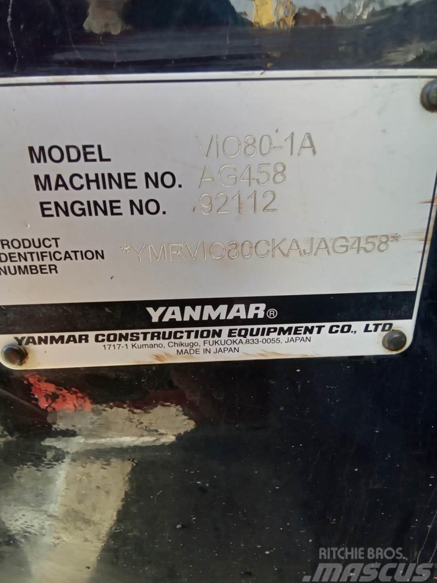 Yanmar VIO80 Mini ekskavatörler, 7 tona dek