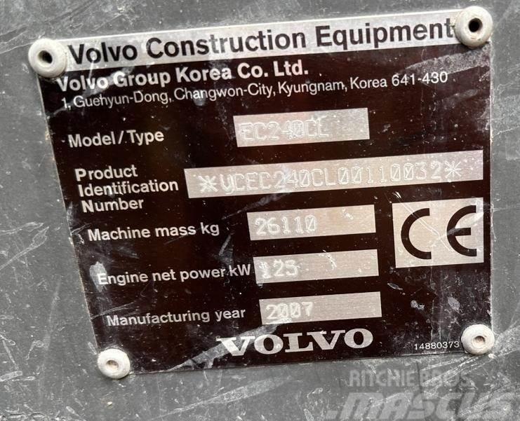 Volvo EC 240 CL Paletli ekskavatörler