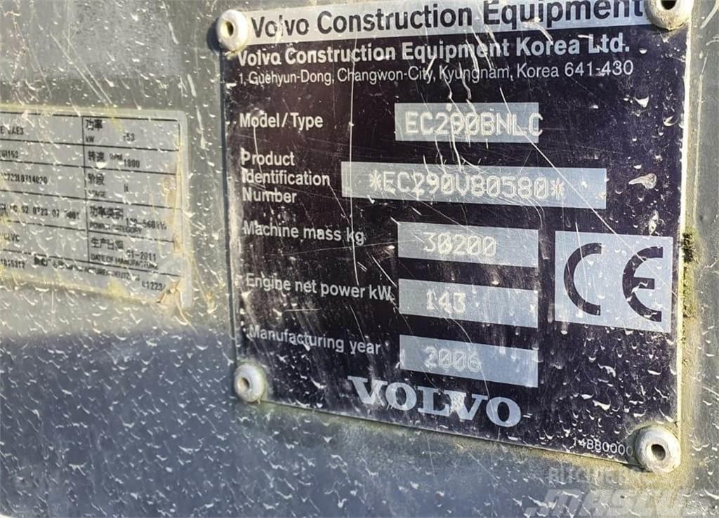 Volvo EC 290 BNLC Paletli ekskavatörler