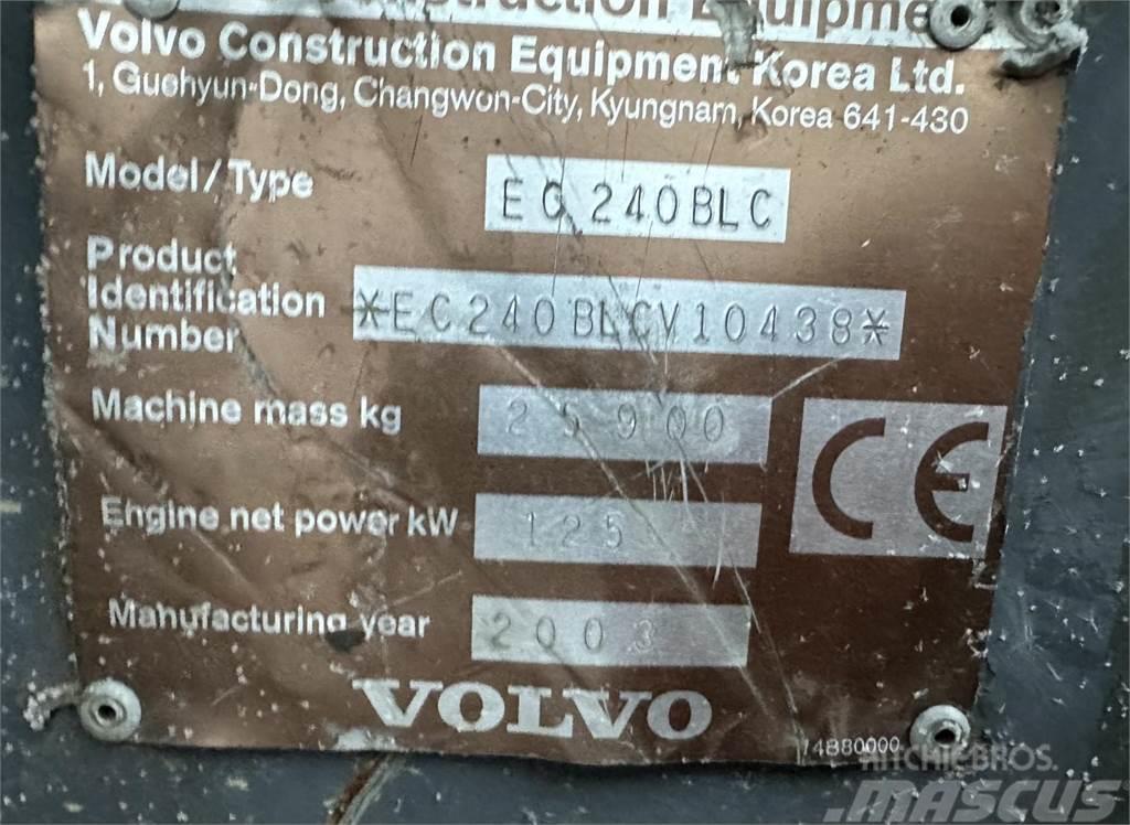 Volvo EC240B Paletli ekskavatörler
