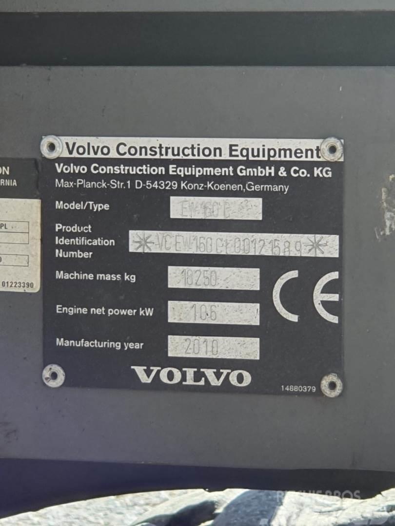 Volvo EW160C Lastik tekerli ekskavatörler