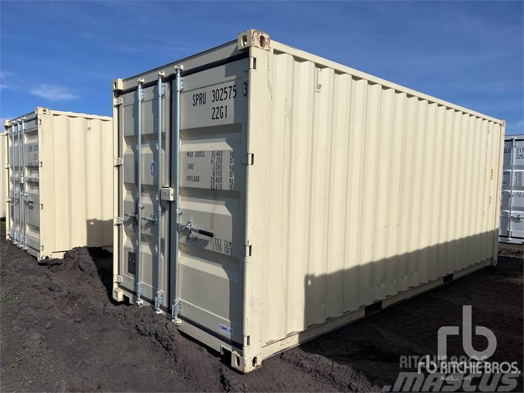  20 ft One-Way (Unused) Özel amaçlı konteynerler