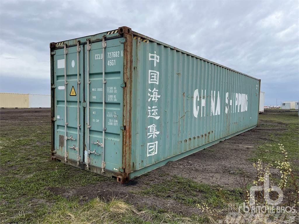  40 ft High Cube (Unused) Özel amaçlı konteynerler