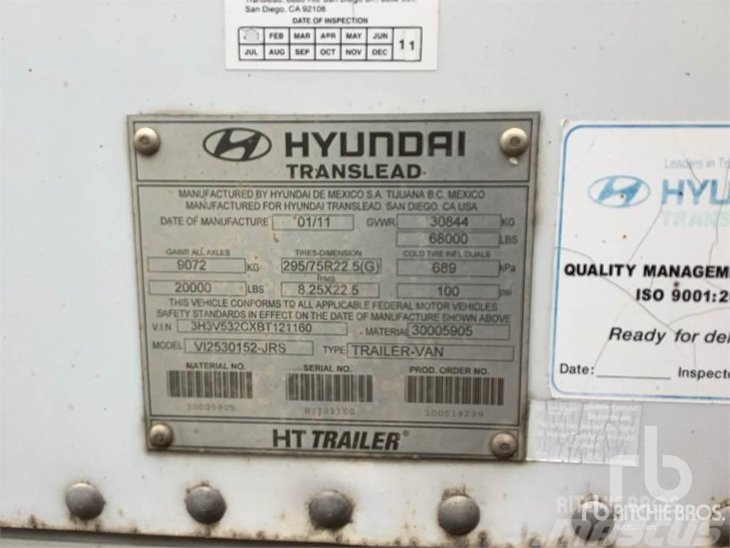 Hyundai 53 ft x 102 in T/A Box body semi-trailers