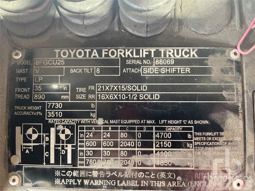 Toyota 8FGCU25 Dizel forkliftler