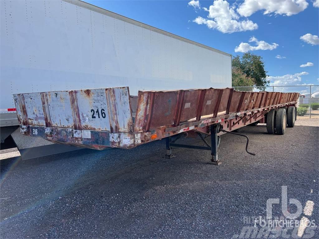 Utility 45 ft Spread Axle Flatbed/Dropside semi-trailers