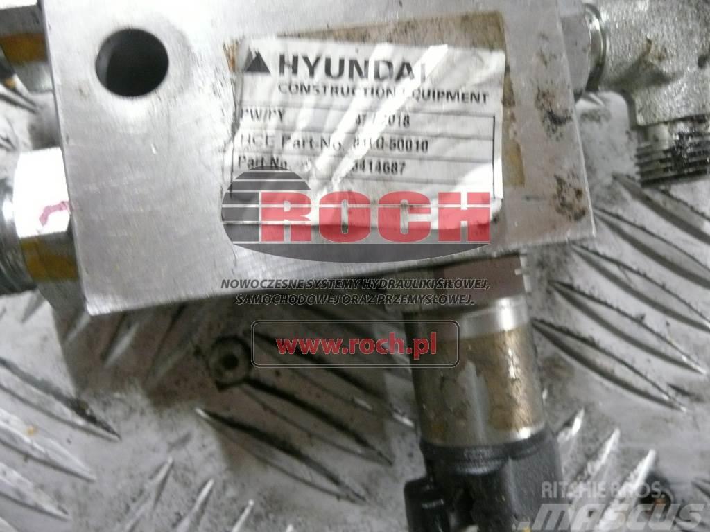 Hyundai 81LQ-50010 3414687 3414686 + 3036401 24VDC 30OHM - Hidrolik