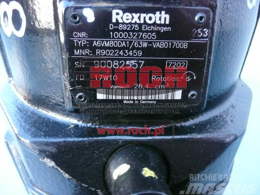 Rexroth A6VM80DA1/63W-VAB01700B 1000327605 Motorlar